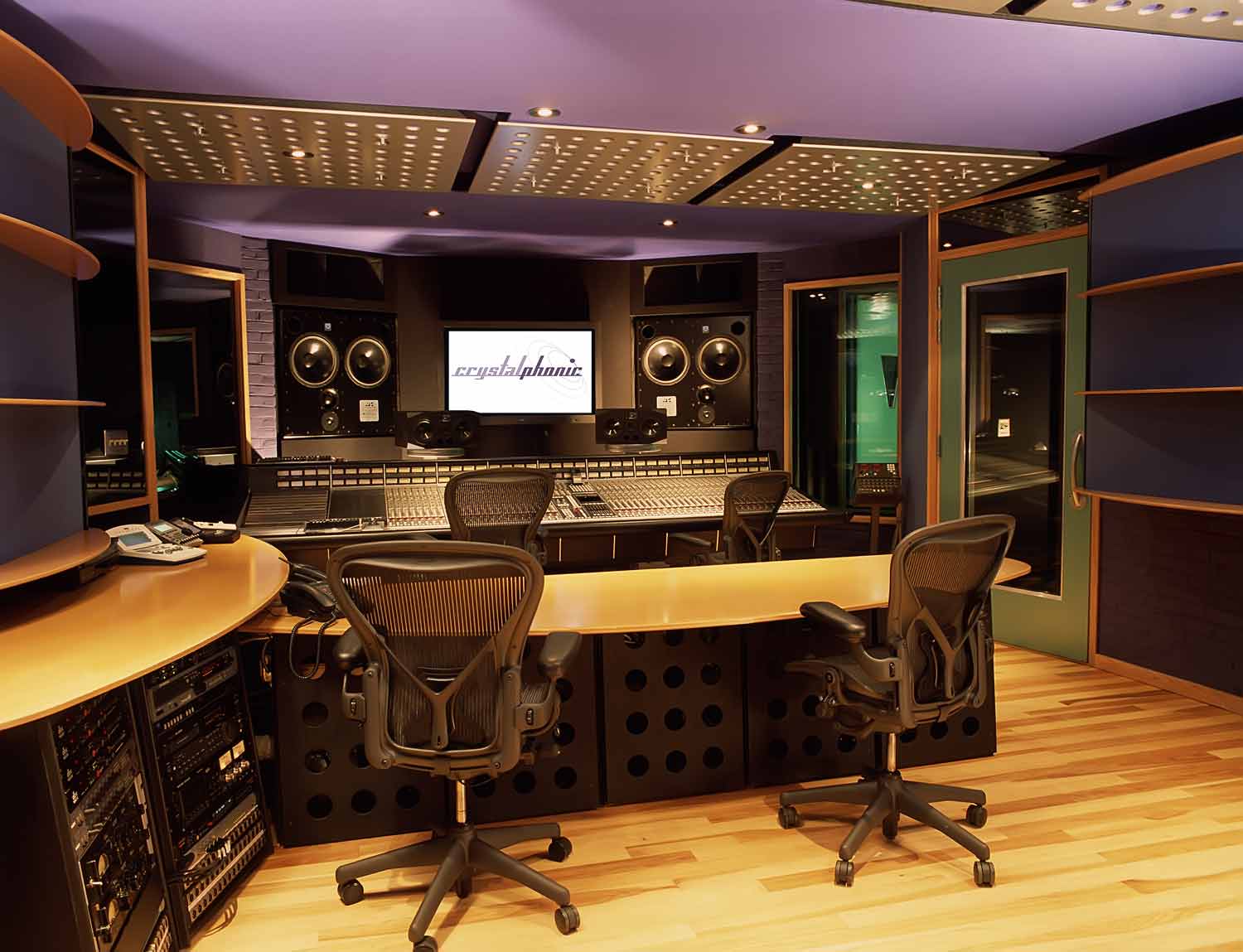 Crystalphonic's SSL control room with vintage Fairchild 670 compressor